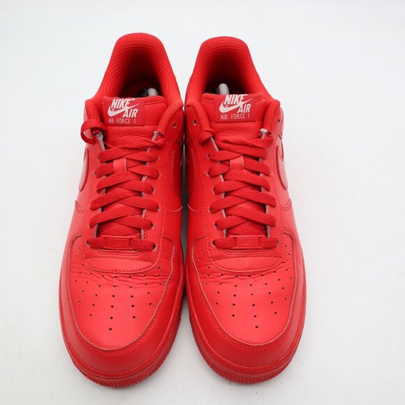 Nike Air Force 1 Low By You Shoes Men\'s 11.5 Triple Red Athletic Casual Sneakers main image 9